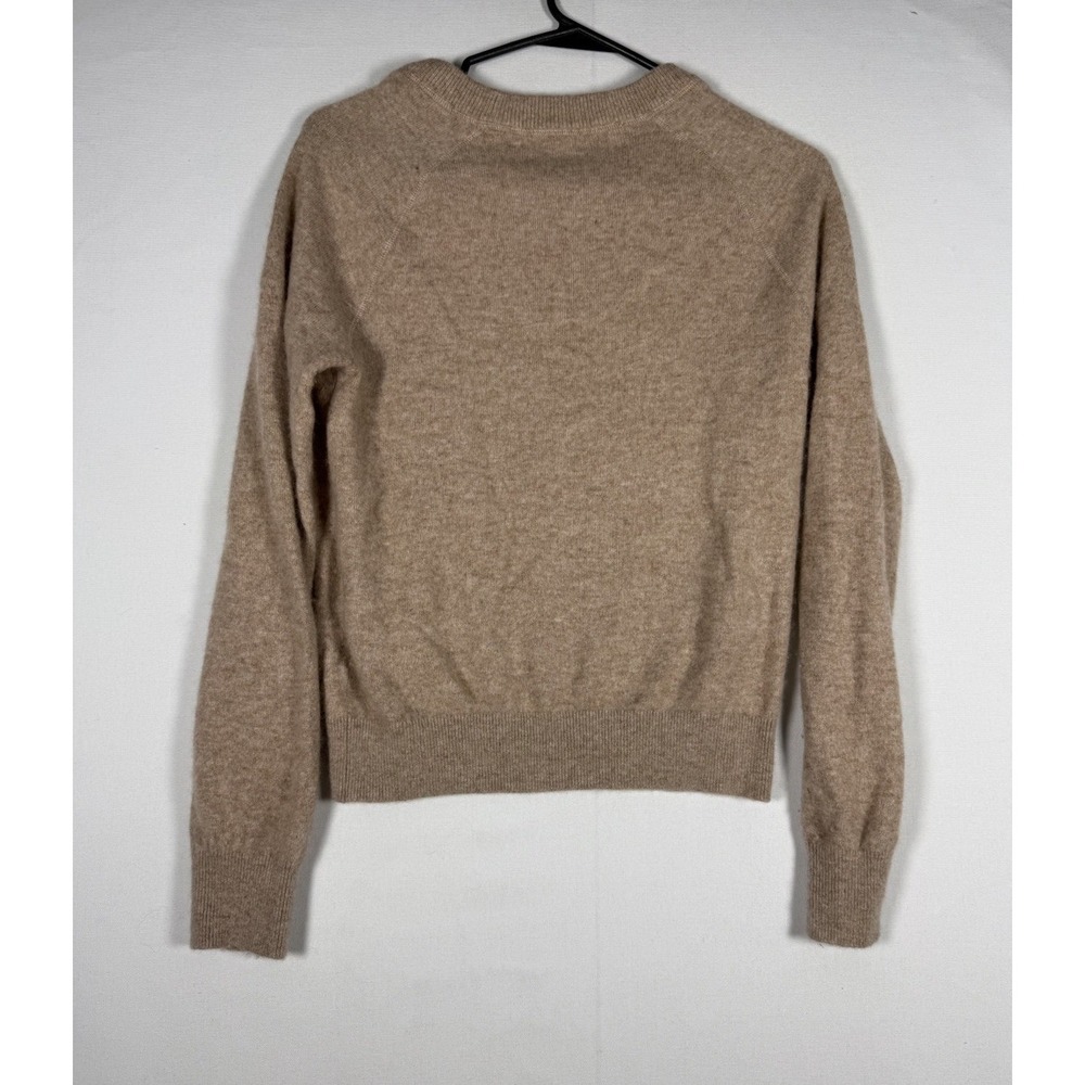 Quince Mongolian Cashmere Crewneck Sweater Women's Medium Pinkish Beige - Picture 3 of 7